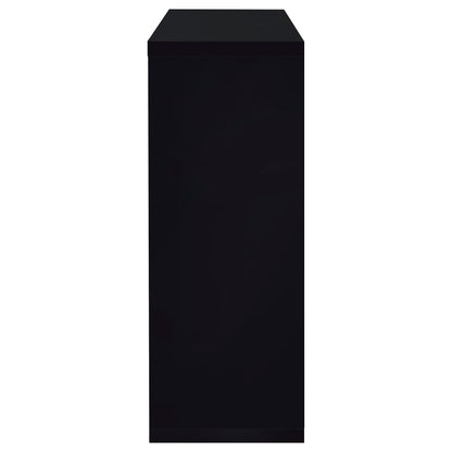 Coaster Furniture Prescott 100165 Rectangular Home Wine Table - Black High Gloss IMAGE 4