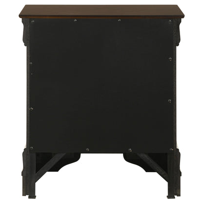 Coaster Furniture Louis Philippe 202412 2-Drawer Nightstand - Cappuccino IMAGE 6