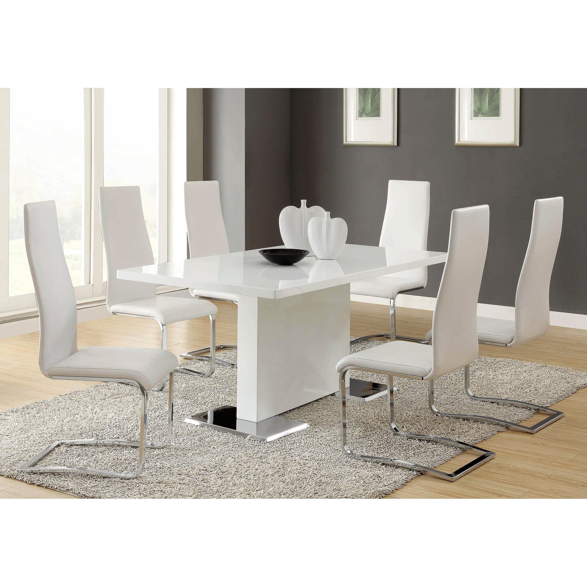  Coaster Furniture Anges 102310 5 pc Dining Set (W) IMAGE 1