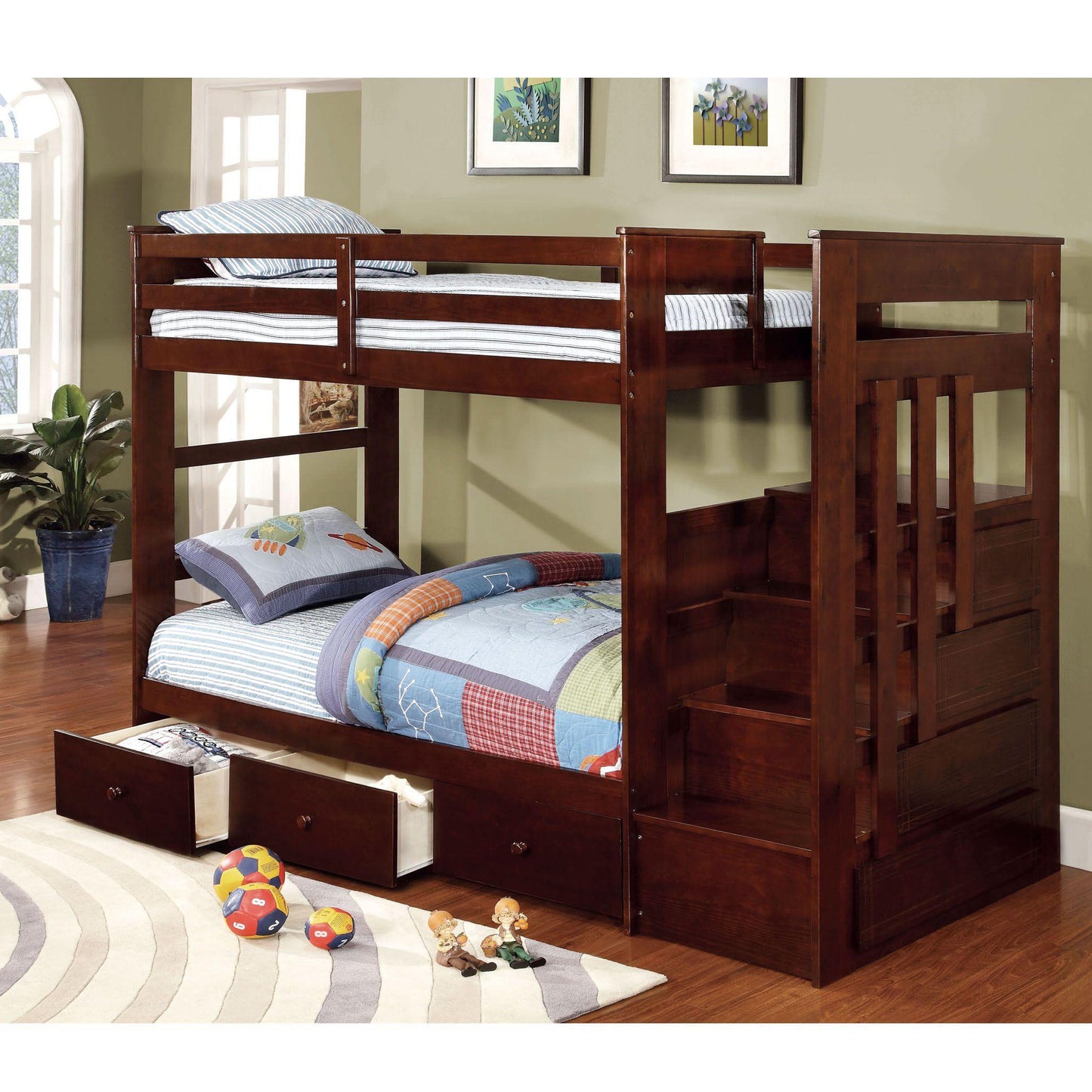  Furniture of America Kids Beds Bunk Bed CM-BK612-BED IMAGE 4