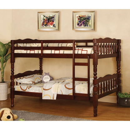  Furniture of America Kids Beds Bunk Bed CM-BK606CH-BED IMAGE 2