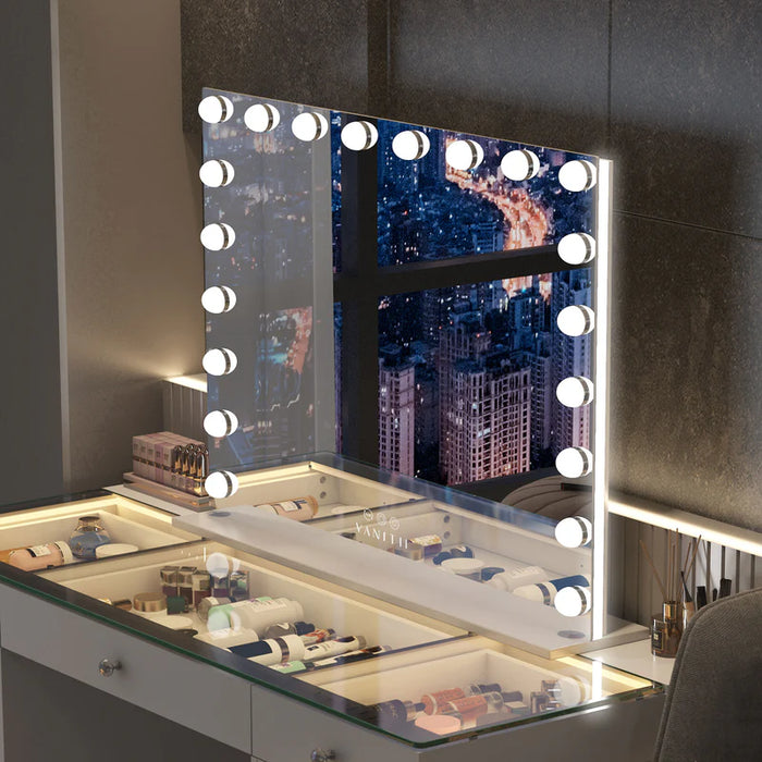 Joselyn Vanity Mirror 20 Dimmable LED Bulbs