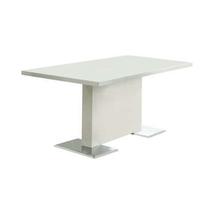  Coaster Furniture Anges 102310 5 pc Dining Set (Gray) IMAGE 2