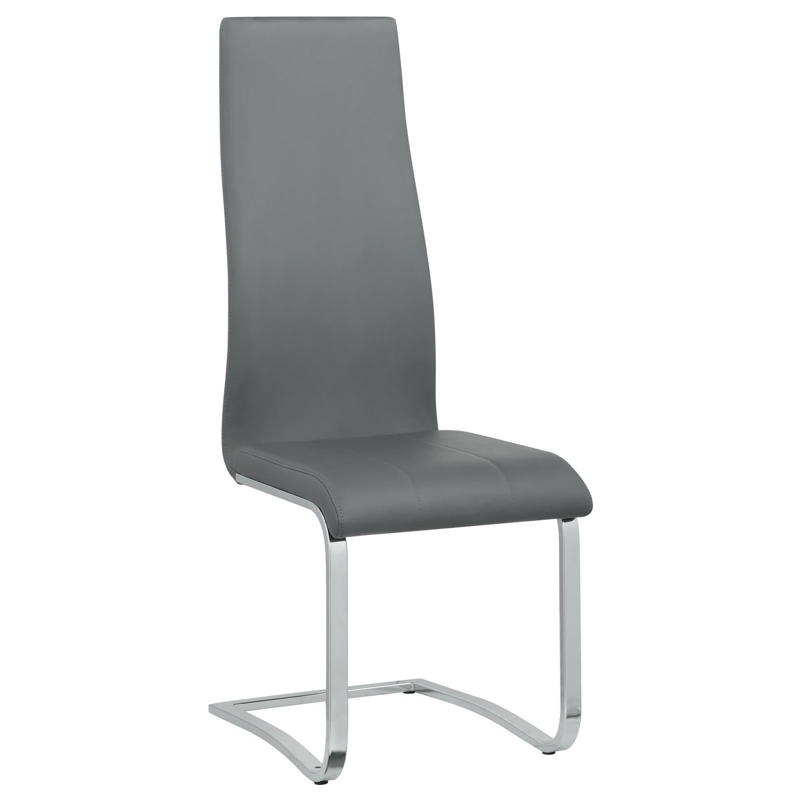  Coaster Furniture Anges 102310 5 pc Dining Set (Gray) IMAGE 3