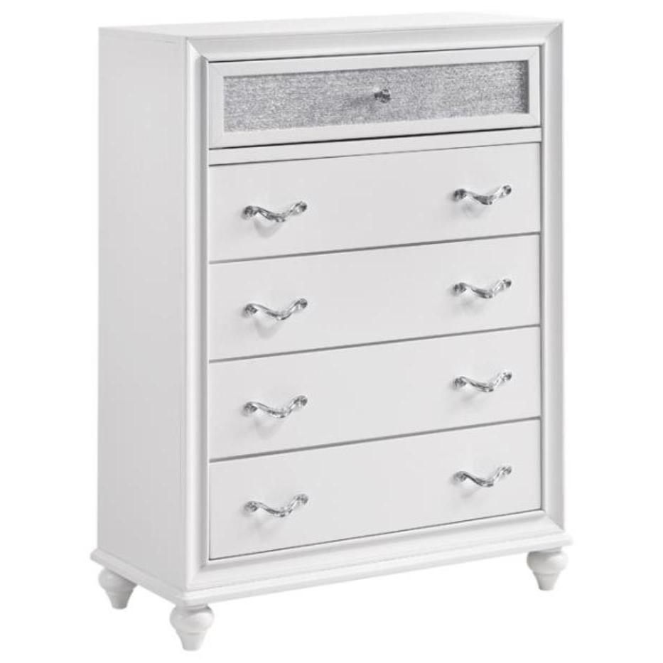  Coaster Furniture Barzini 300843KE-S5 7 pc King Platform Bedroom set IMAGE 6