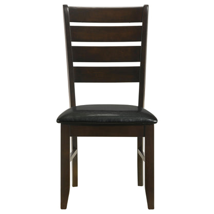 Coaster Furniture Dalila 102722 Wood Dining Side Chair - Cappuccino (Set of 2) IMAGE 2
