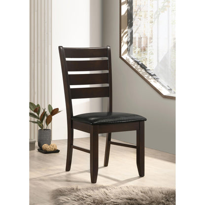 Coaster Furniture Dalila 102722 Wood Dining Side Chair - Cappuccino (Set of 2) IMAGE 8