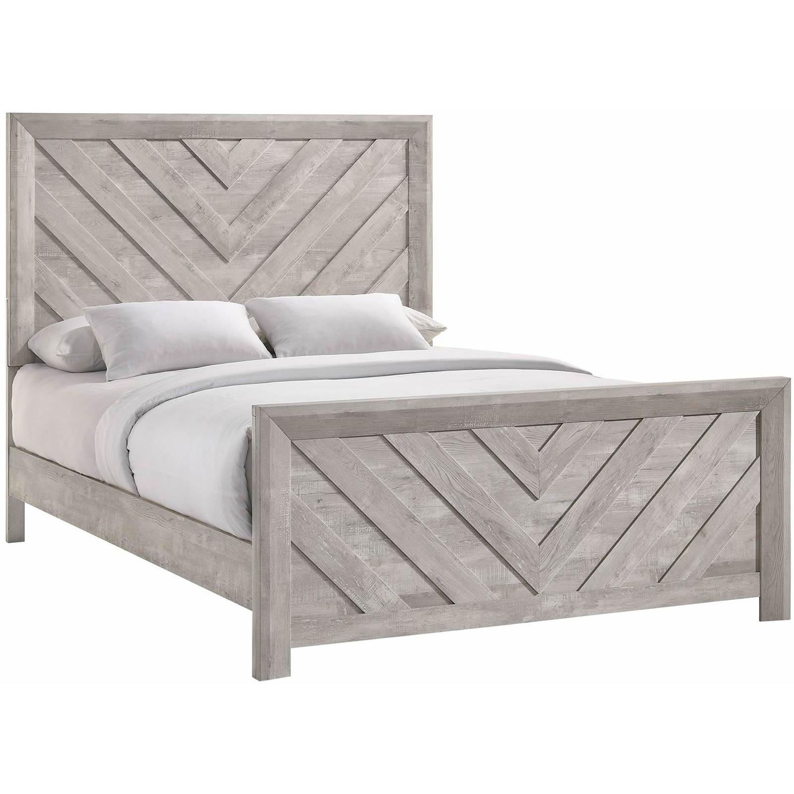  Elements International Ellen EL700 7 pc Queen Panel Bedroom Set IMAGE 2