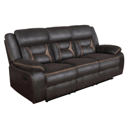  Coaster Furniture Greer 651354-S3 3 pc Reclining Living Room Set IMAGE 2