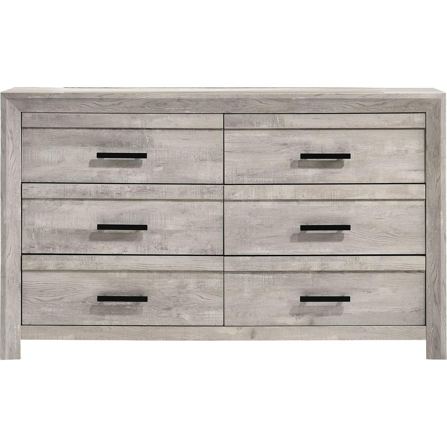  Elements International Ellen EL700 6 pc Queen Panel Bedroom Set IMAGE 4
