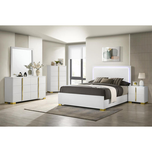  Coaster Furniture Marceline 222931KE-S5 7 pc King Panel Bedroom Set IMAGE 1