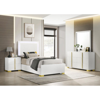  Coaster Furniture Marceline 222931T-S4 6 pc Twin Panel Bedroom Set IMAGE 1