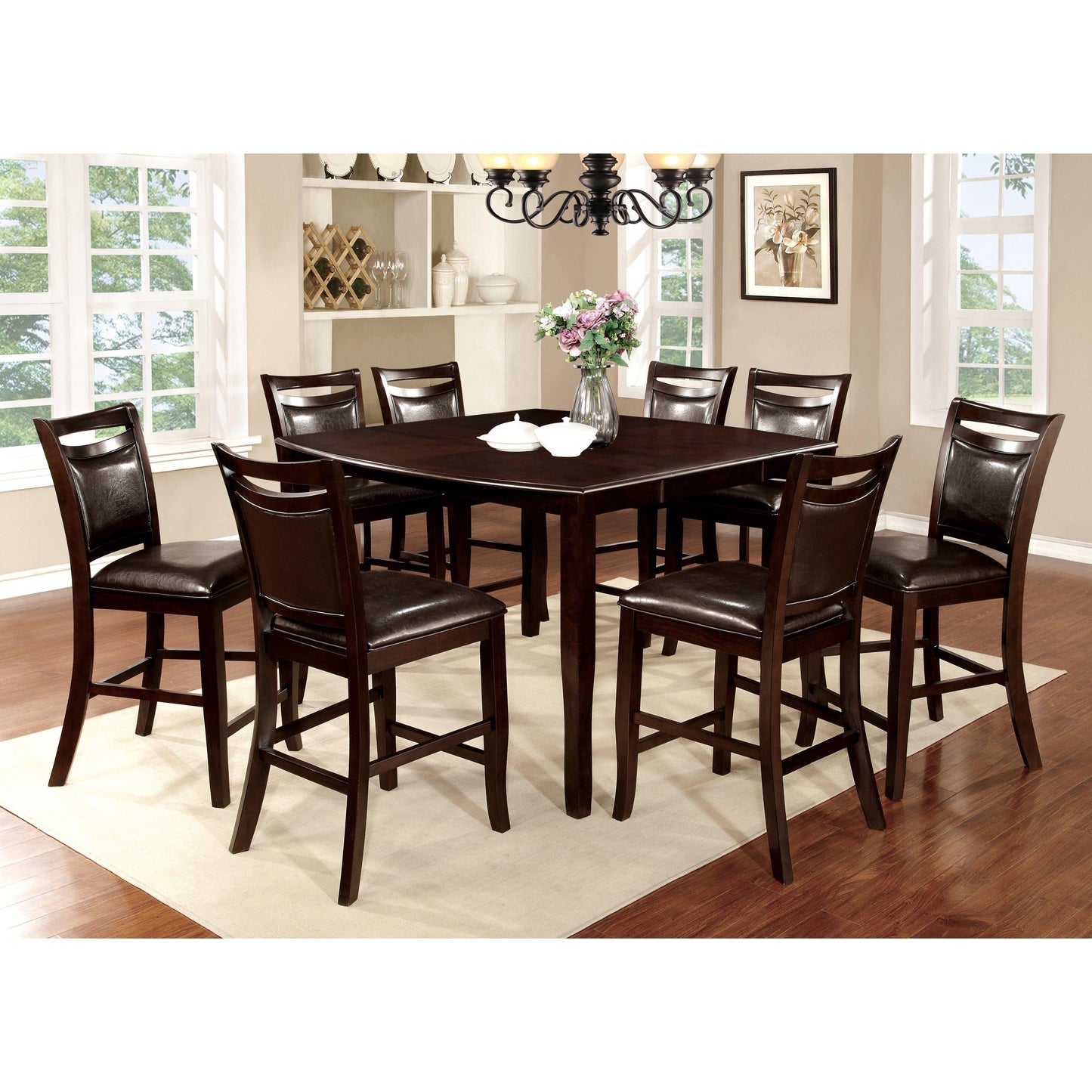 Furniture of America Woodside II Counter Height Stool CM3024PC-2PK IMAGE 2