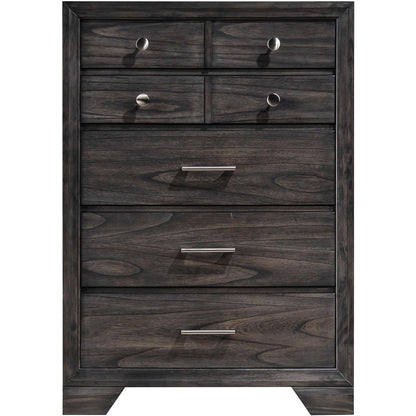 Crown Mark Jaymes B6580 7 pc Queen Sleigh Storage Bedroom Set IMAGE 4