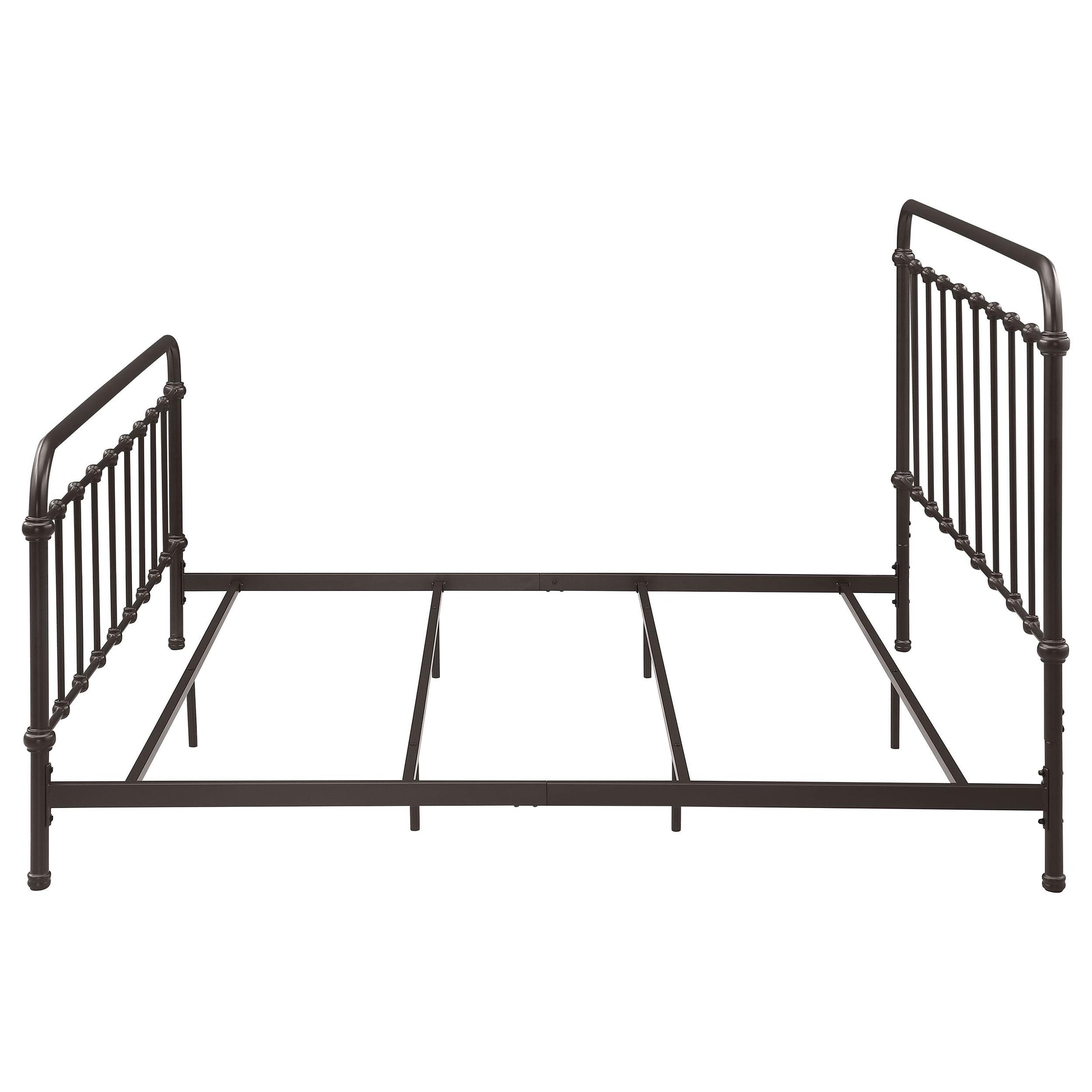  Coaster Furniture Livingston 300399KE Metal Eastern King Open Frame Bed - Dark Bronze IMAGE 4