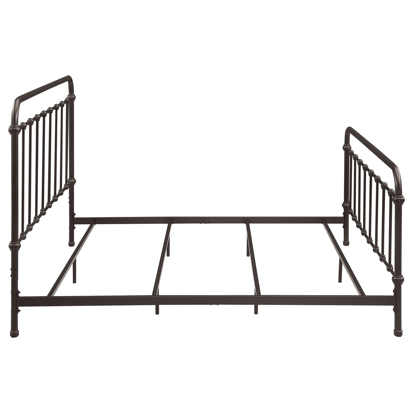  Coaster Furniture Livingston 300399KE Metal Eastern King Open Frame Bed - Dark Bronze IMAGE 7