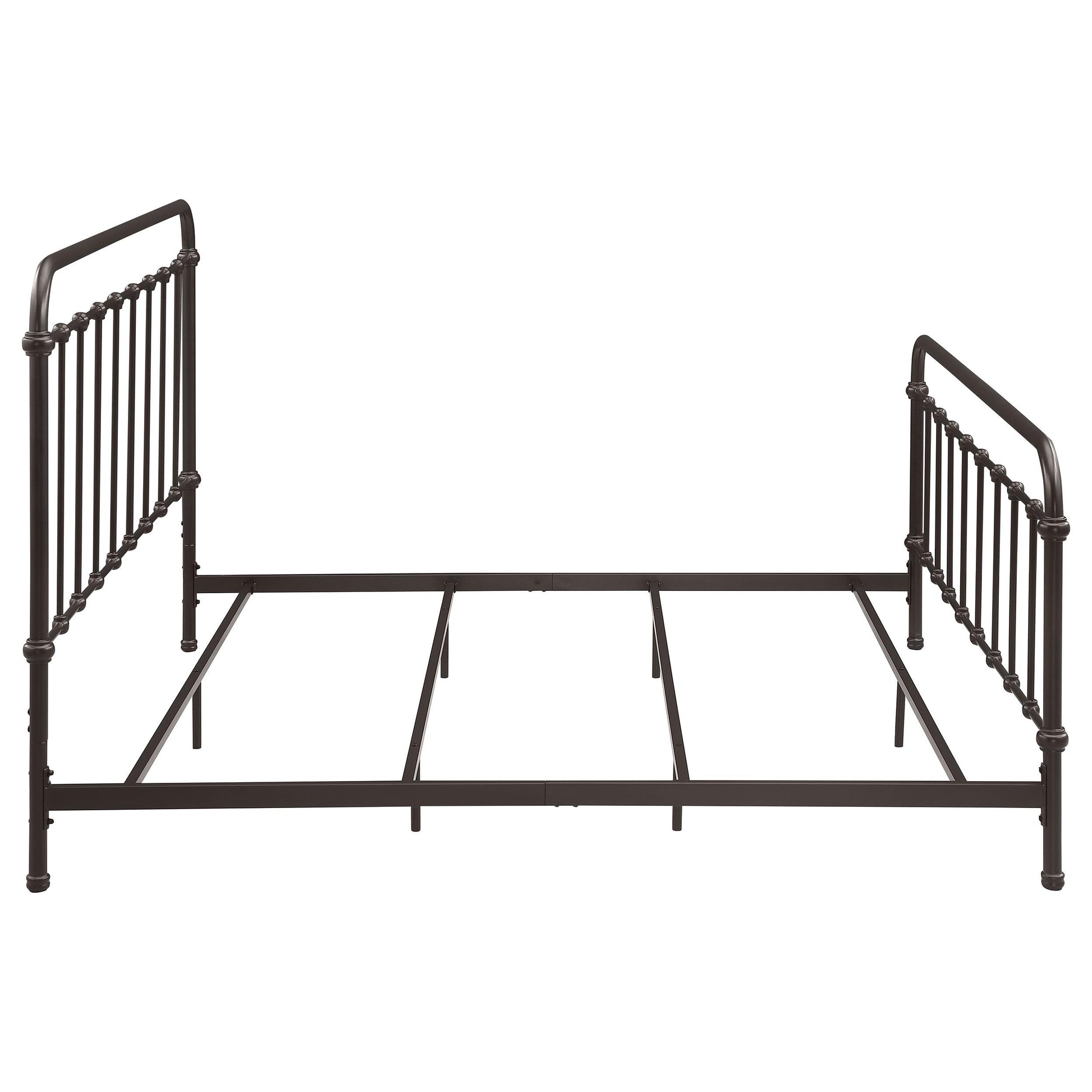  Coaster Furniture Livingston 300399KE Metal Eastern King Open Frame Bed - Dark Bronze IMAGE 7