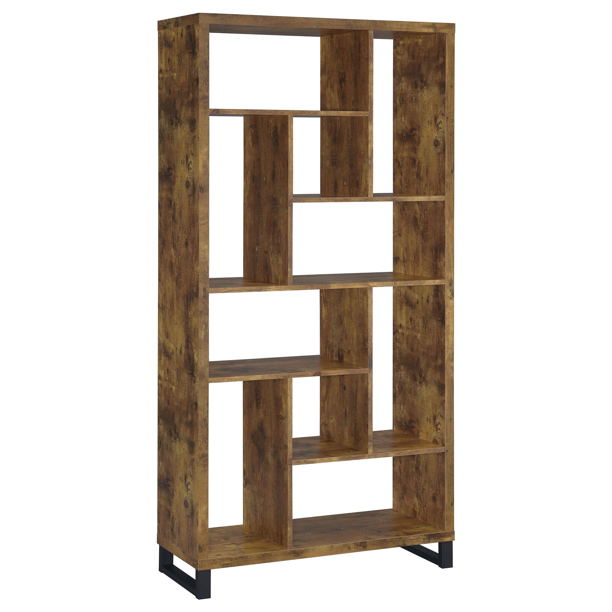 Coaster Furniture Delwin 801236 71-inch 6-shelf Bookshelf - Rustic Nutmeg IMAGE 1