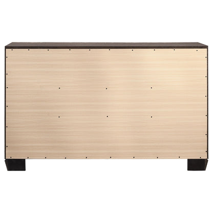 Coaster Furniture Kauffman 204193 6-Drawer Dresser - Washed Taupe IMAGE 6