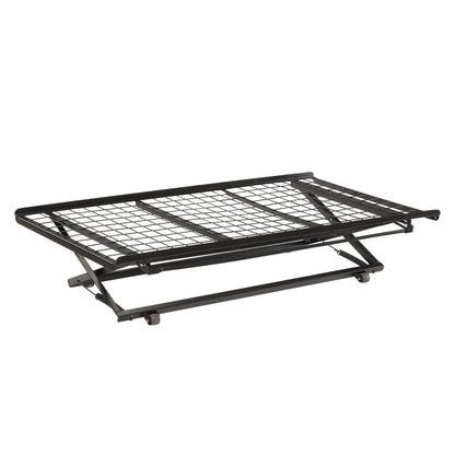 Coaster Furniture Eden 1137 Metal Twin Pop Up Trundle Bed - Black IMAGE 2