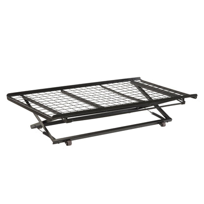 Coaster Furniture Eden 1137 Metal Twin Pop Up Trundle Bed - Black IMAGE 3