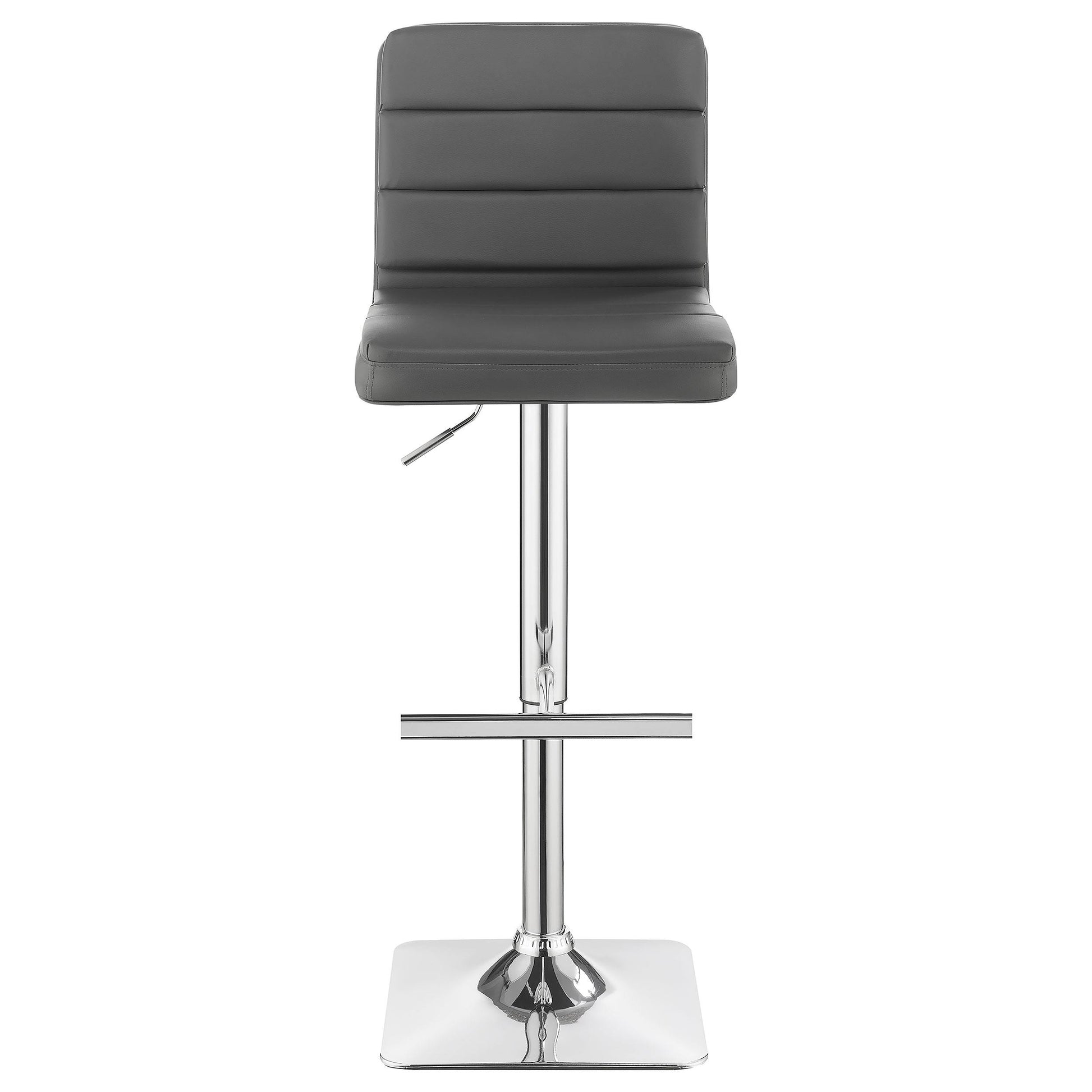 Coaster Furniture Bianca 120696 Upholstered Adjustable Bar Stool - Grey (Set of 2) IMAGE 3