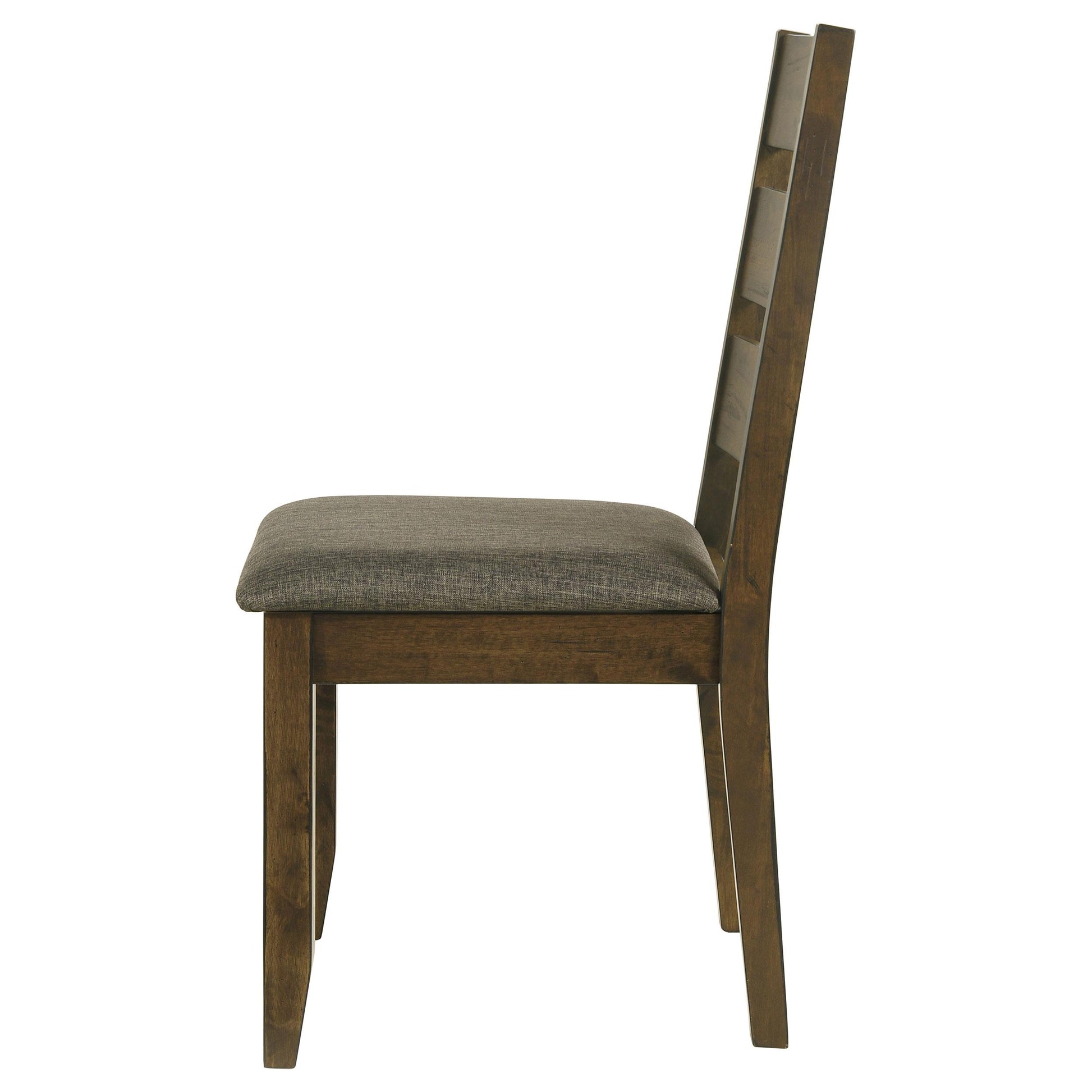 Coaster Furniture Alston 106382 Wood Dining Side Chair - Knotty Nutmeg (Set of 2) IMAGE 4