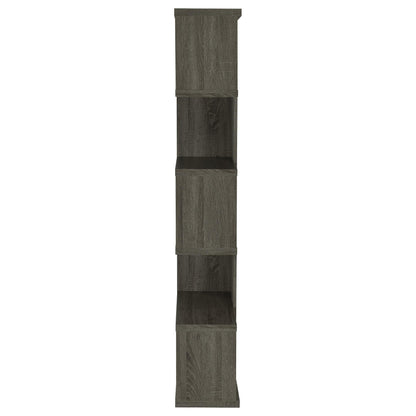Coaster Furniture Joey 800552 71-inch 5-shelf Bookshelf - Weathered Grey IMAGE 4