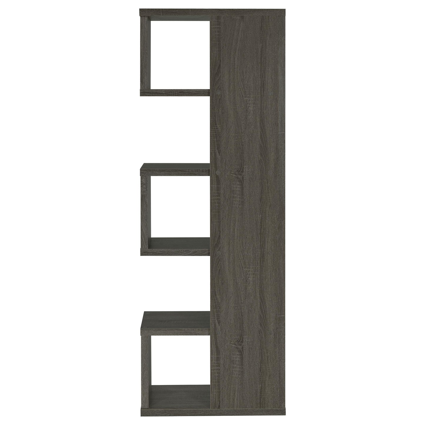 Coaster Furniture Joey 800552 71-inch 5-shelf Bookshelf - Weathered Grey IMAGE 6