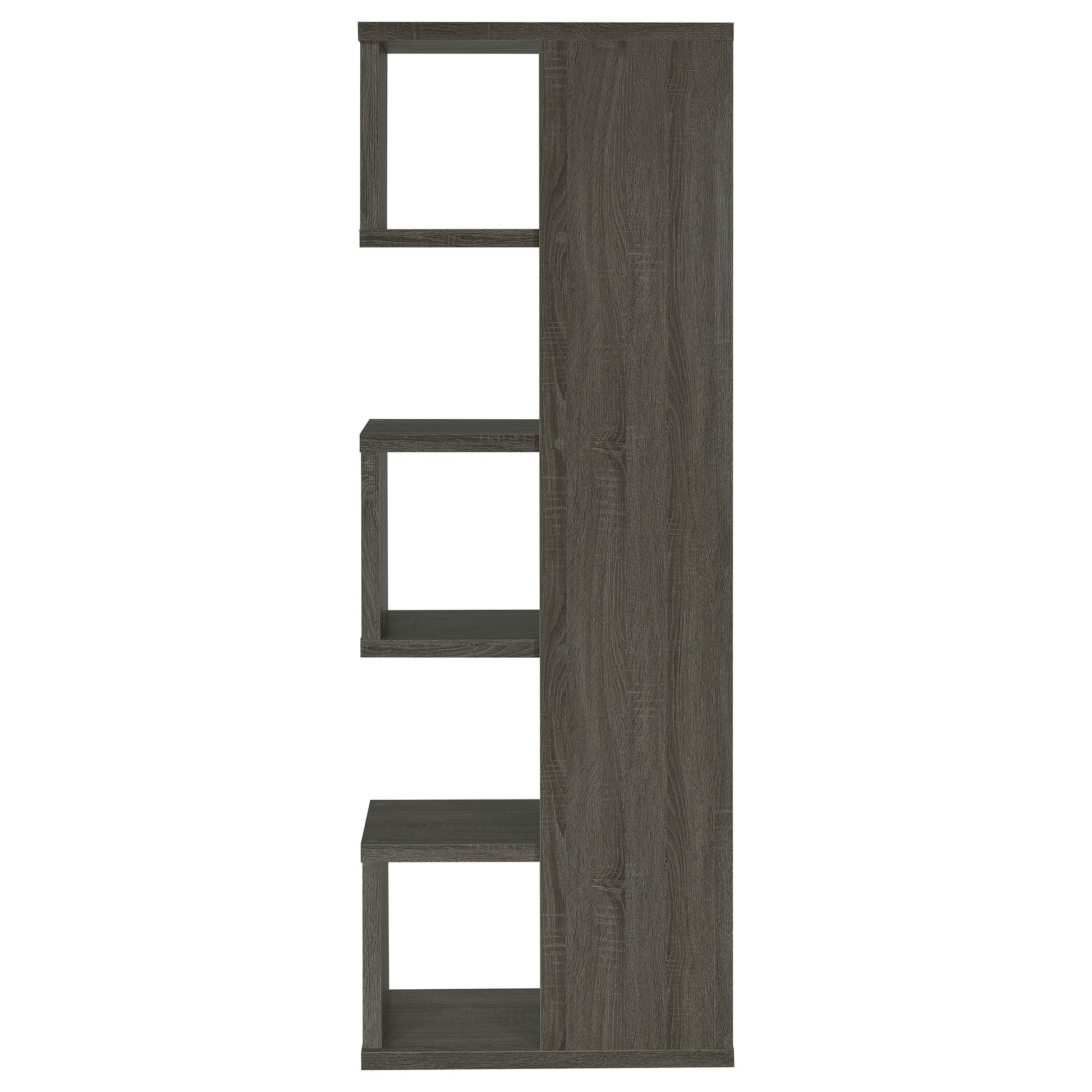 Coaster Furniture Joey 800552 71-inch 5-shelf Bookshelf - Weathered Grey IMAGE 6