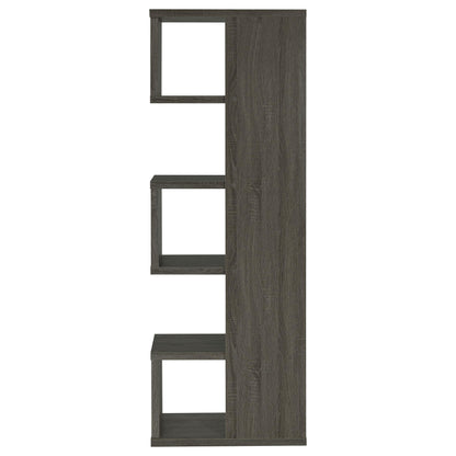 Coaster Furniture Joey 800552 71-inch 5-shelf Bookshelf - Weathered Grey IMAGE 6