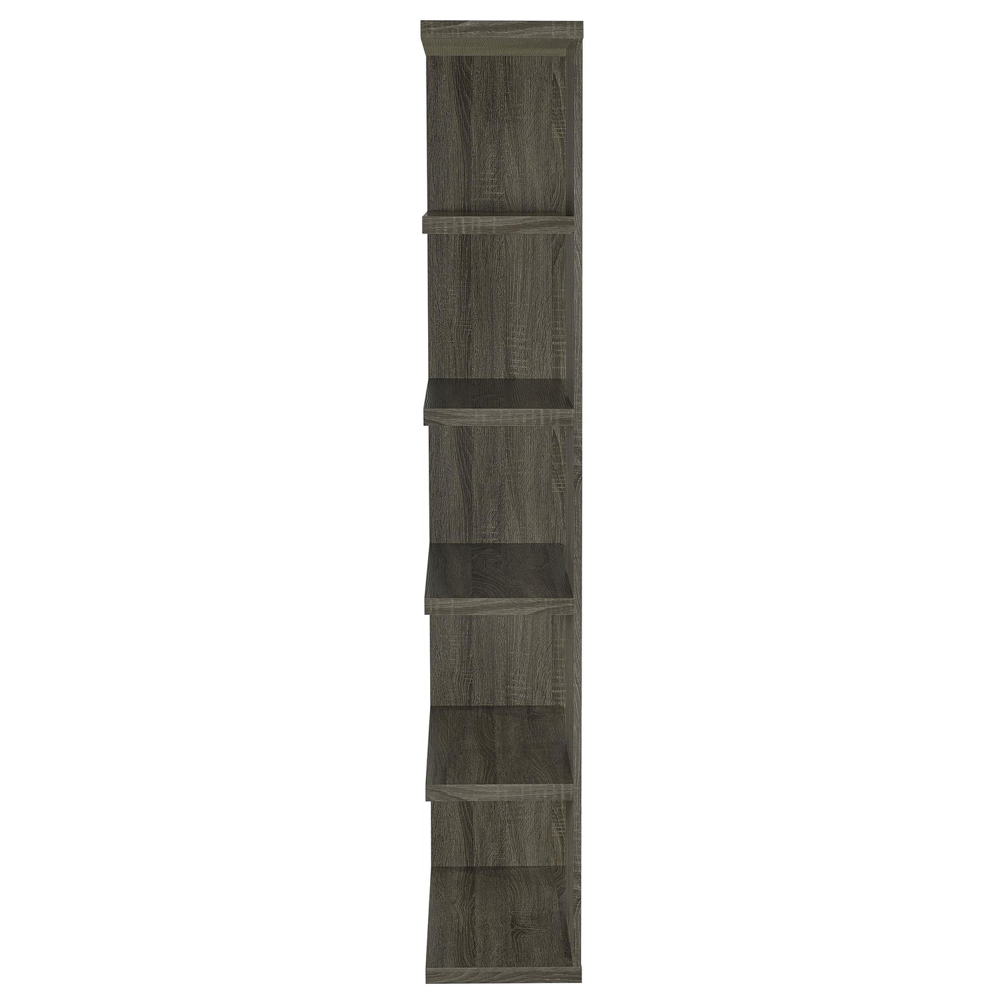Coaster Furniture Harrison 800553 71-inch 5-shelf Bookshelf - Weathered Grey IMAGE 4