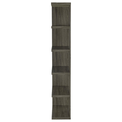 Coaster Furniture Harrison 800553 71-inch 5-shelf Bookshelf - Weathered Grey IMAGE 4
