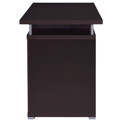 Coaster Furniture Tracy 800107 55-inch 2-Drawer Office Computer Desk - Cappuccino IMAGE 5