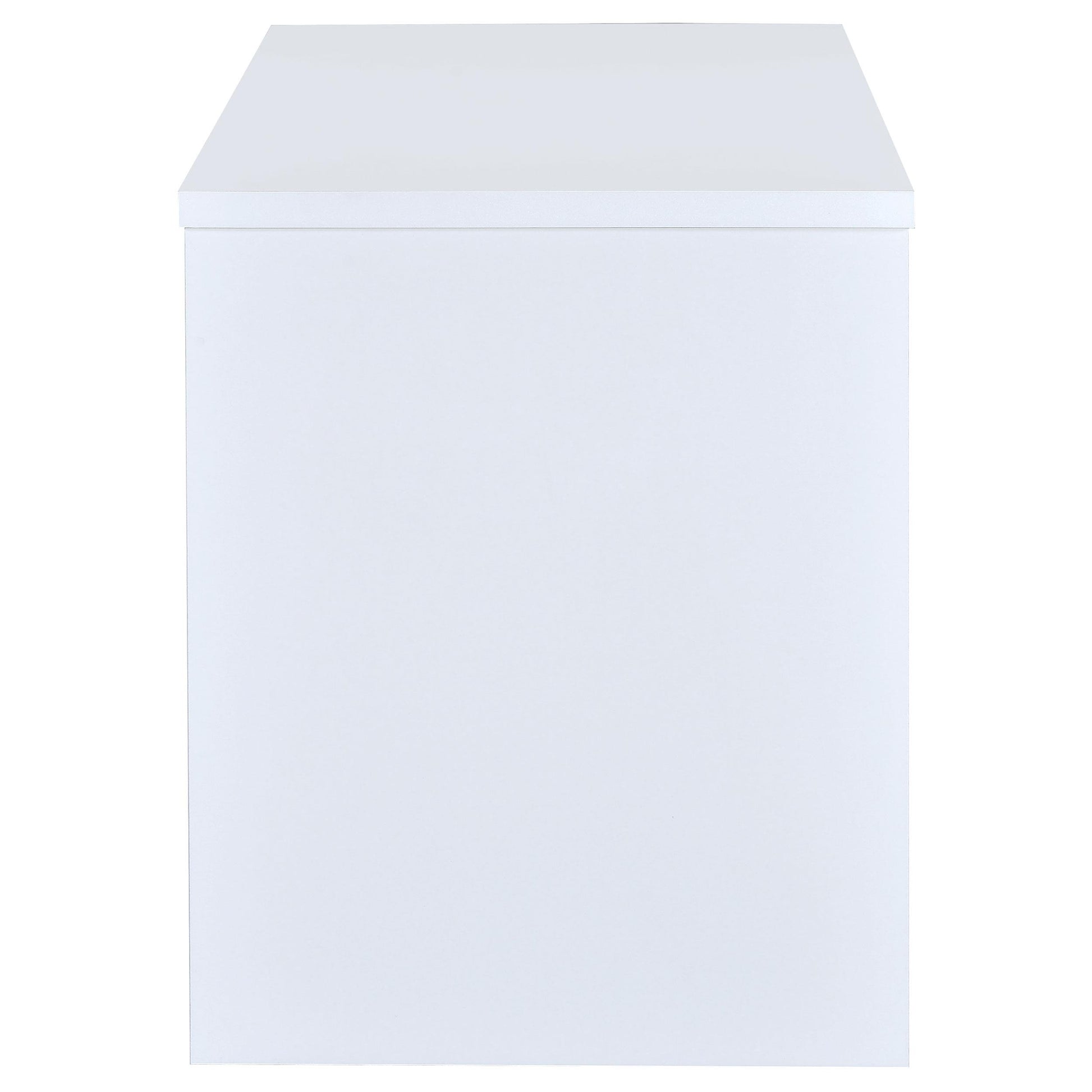 Coaster Furniture Irving 800110 47-inch 2-Drawer Office Computer Desk - White IMAGE 8