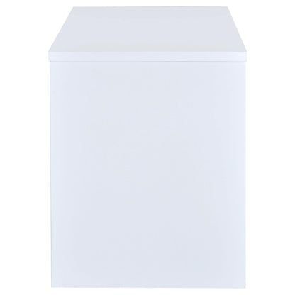 Coaster Furniture Irving 800110 47-inch 2-Drawer Office Computer Desk - White IMAGE 8