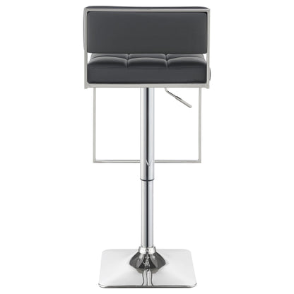 Coaster Furniture Alameda 100195 Adjustable Bar Stool - Chrome and Grey IMAGE 6