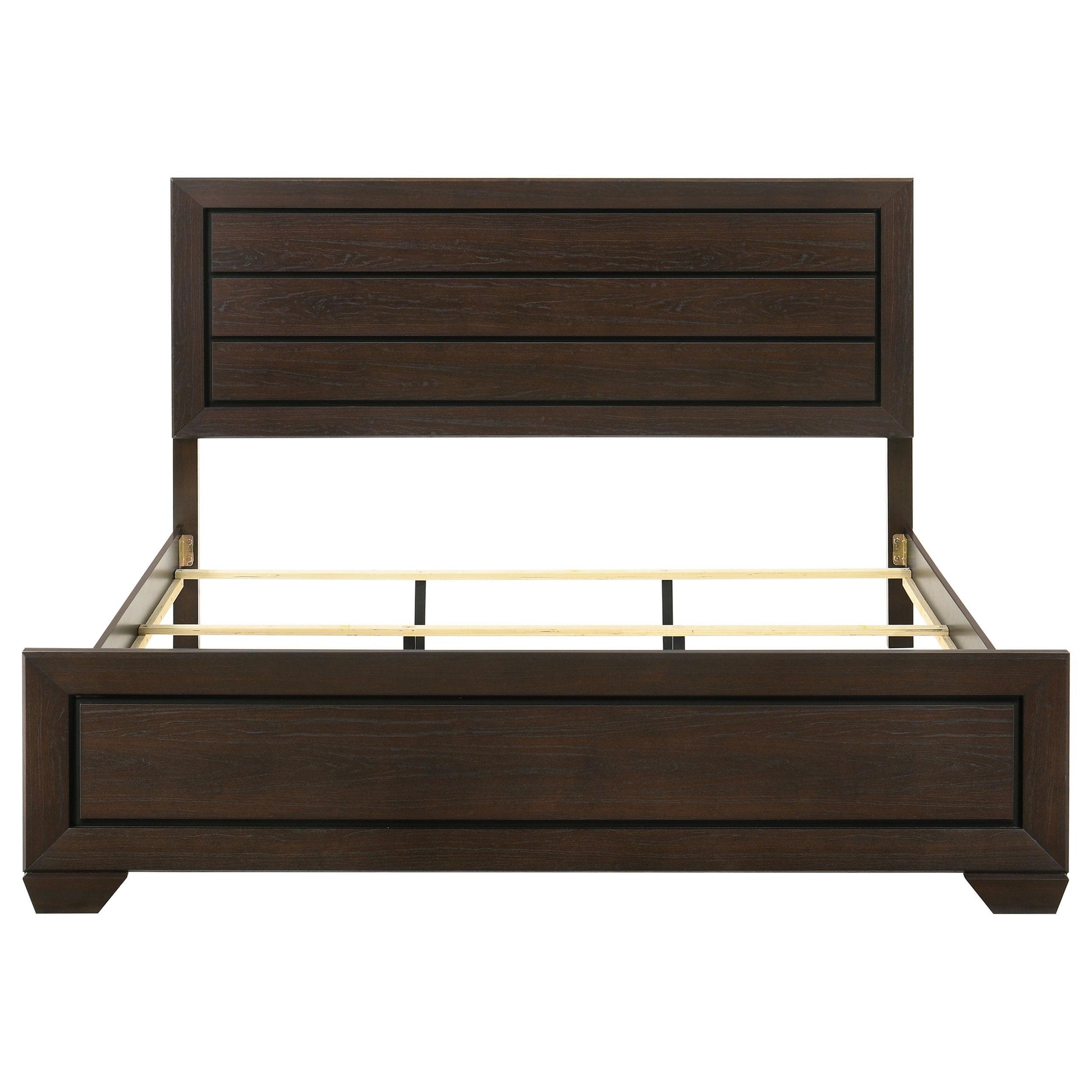  Coaster Furniture Kauffman 204391KE Wood Eastern King Panel Bed - Dark Cocoa IMAGE 3