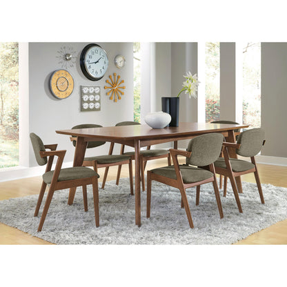 Coaster Furniture Malone 105352 Padded Wood Dining Arm Chair - Dark Walnut (Set of 2) IMAGE 9