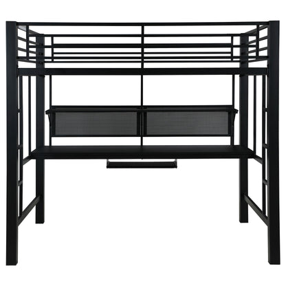 Coaster Furniture Avalon 460023 Full Workstation Loft Bed - Black IMAGE 3