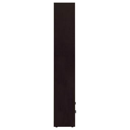 Coaster Furniture Skylar 800905 71-inch 5-shelf Bookcase with Drawer - Cappuccino IMAGE 9