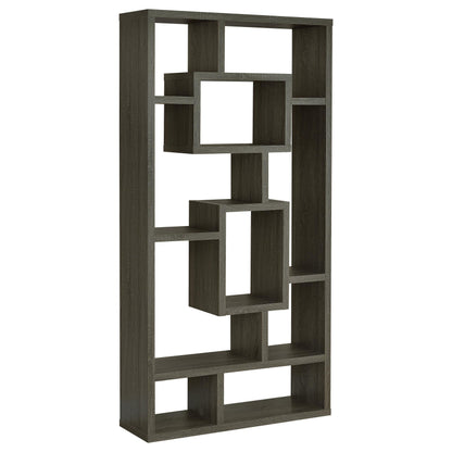 Coaster Furniture Corey 800512 71-inch 8-shelf Bookshelf - Weathered Grey IMAGE 1