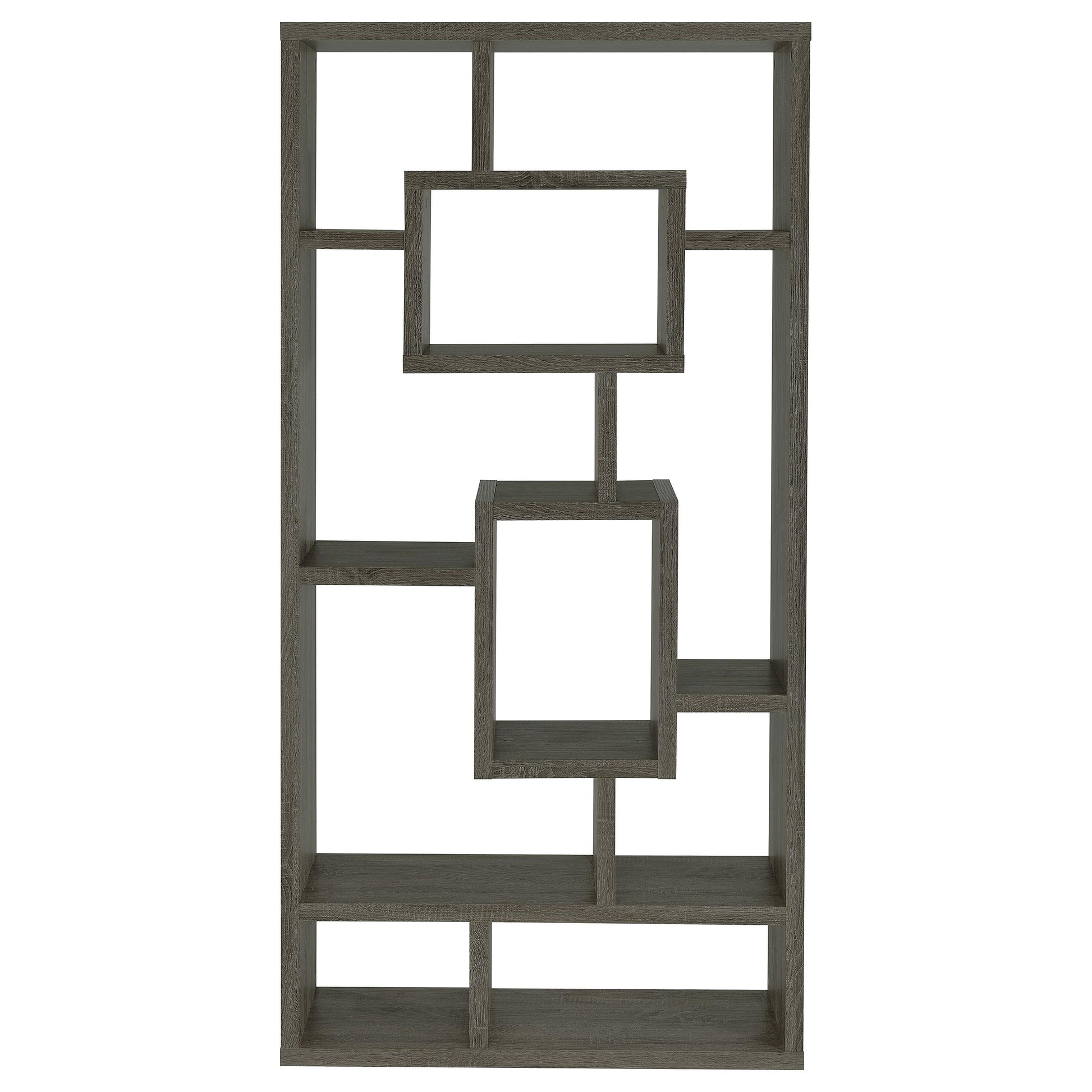Coaster Furniture Corey 800512 71-inch 8-shelf Bookshelf - Weathered Grey IMAGE 2