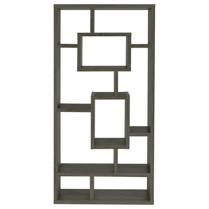 Coaster Furniture Corey 800512 71-inch 8-shelf Bookshelf - Weathered Grey IMAGE 2
