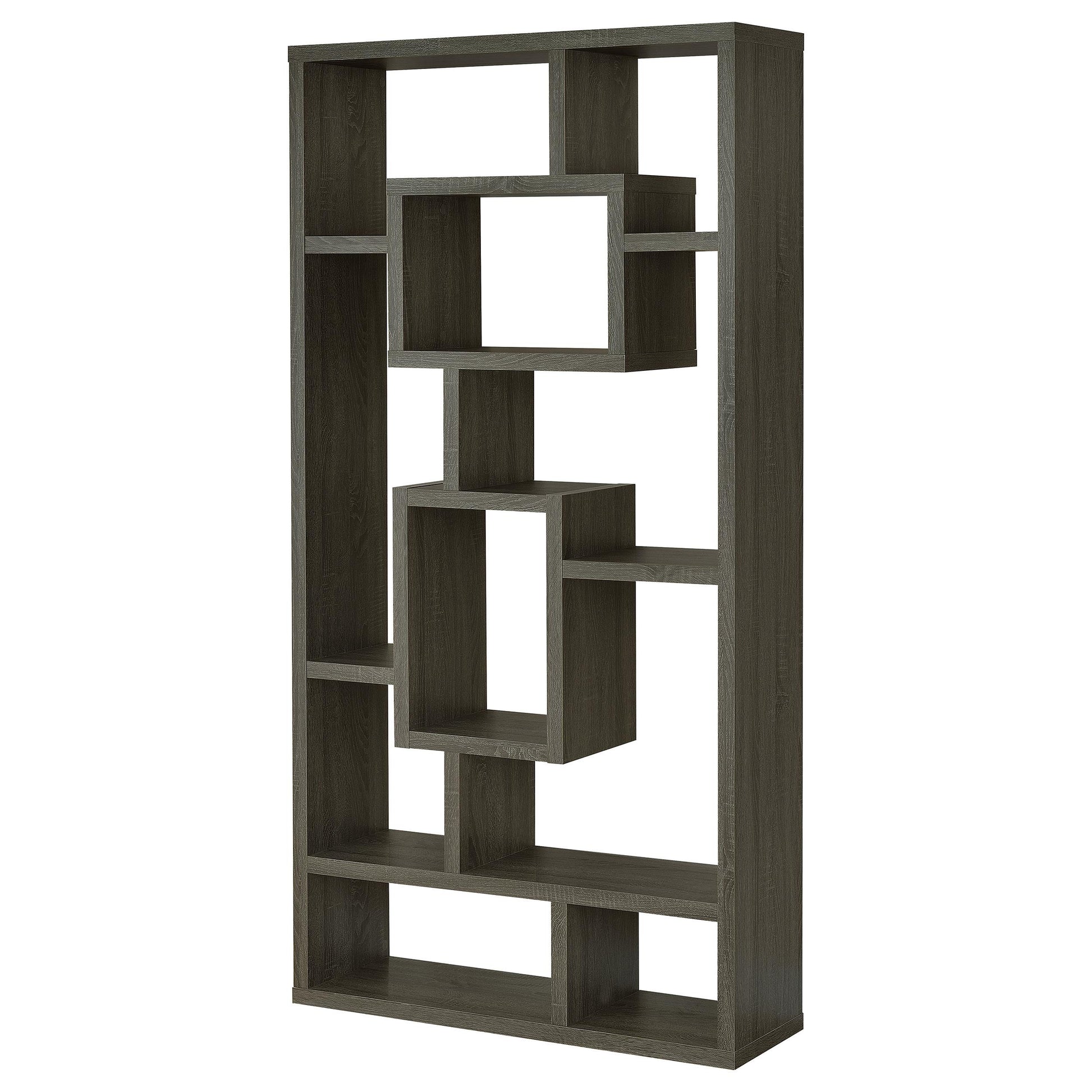 Coaster Furniture Corey 800512 71-inch 8-shelf Bookshelf - Weathered Grey IMAGE 7