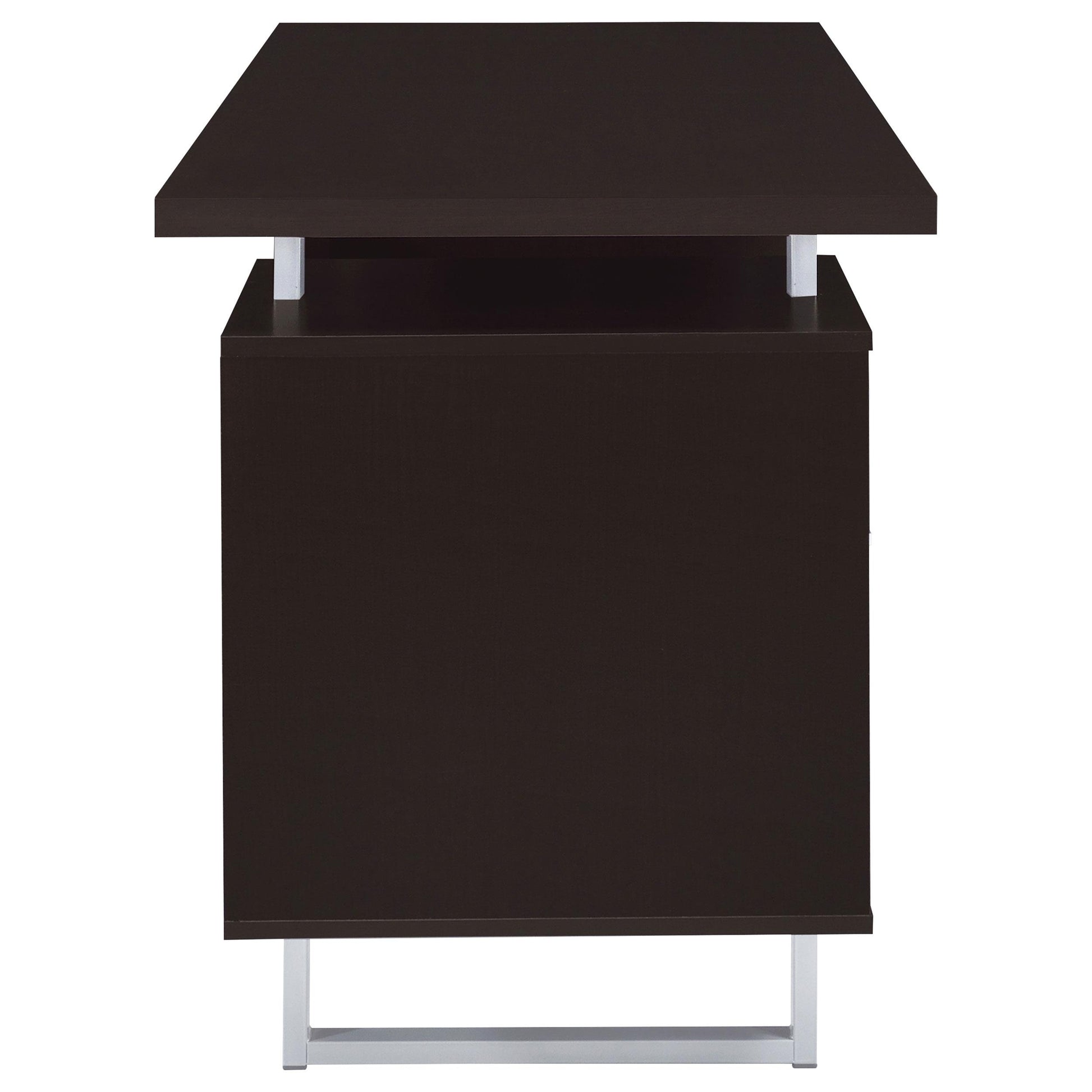 Coaster Furniture Lawtey 801521 60-inch 2-Drawer Office Computer Desk - Cappuccino IMAGE 9