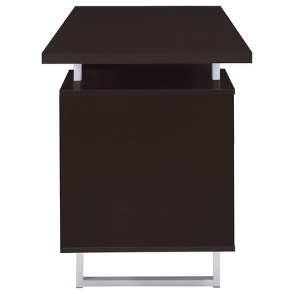 Coaster Furniture Lawtey 801521 60-inch 2-Drawer Office Computer Desk - Cappuccino IMAGE 9