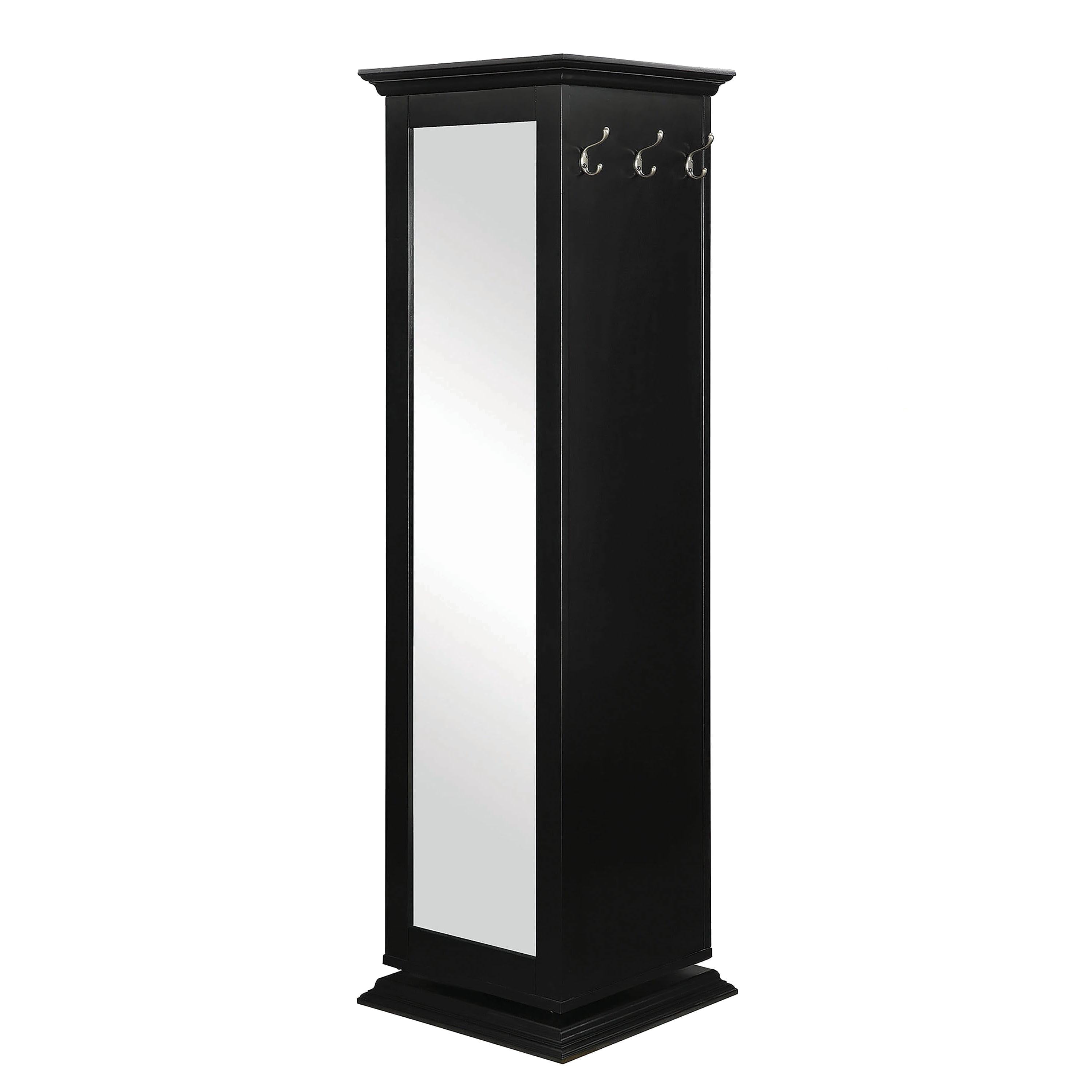 Coaster Furniture Robinsons 910083 Swivel Accent Cabinet with Cork Board - Black IMAGE 1