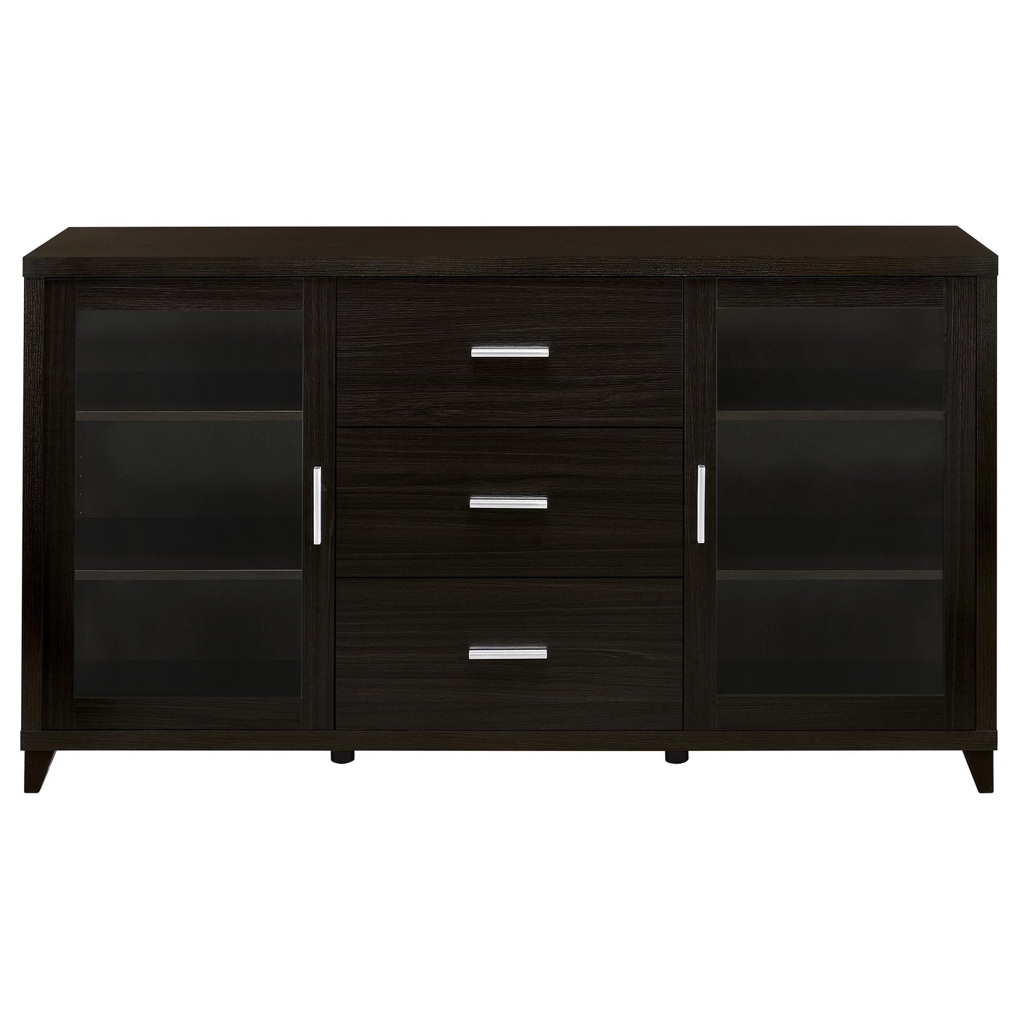 Coaster Furniture Lewes 700881 2-door Engineered Wood 60" TV Stand - Cappuccino IMAGE 3