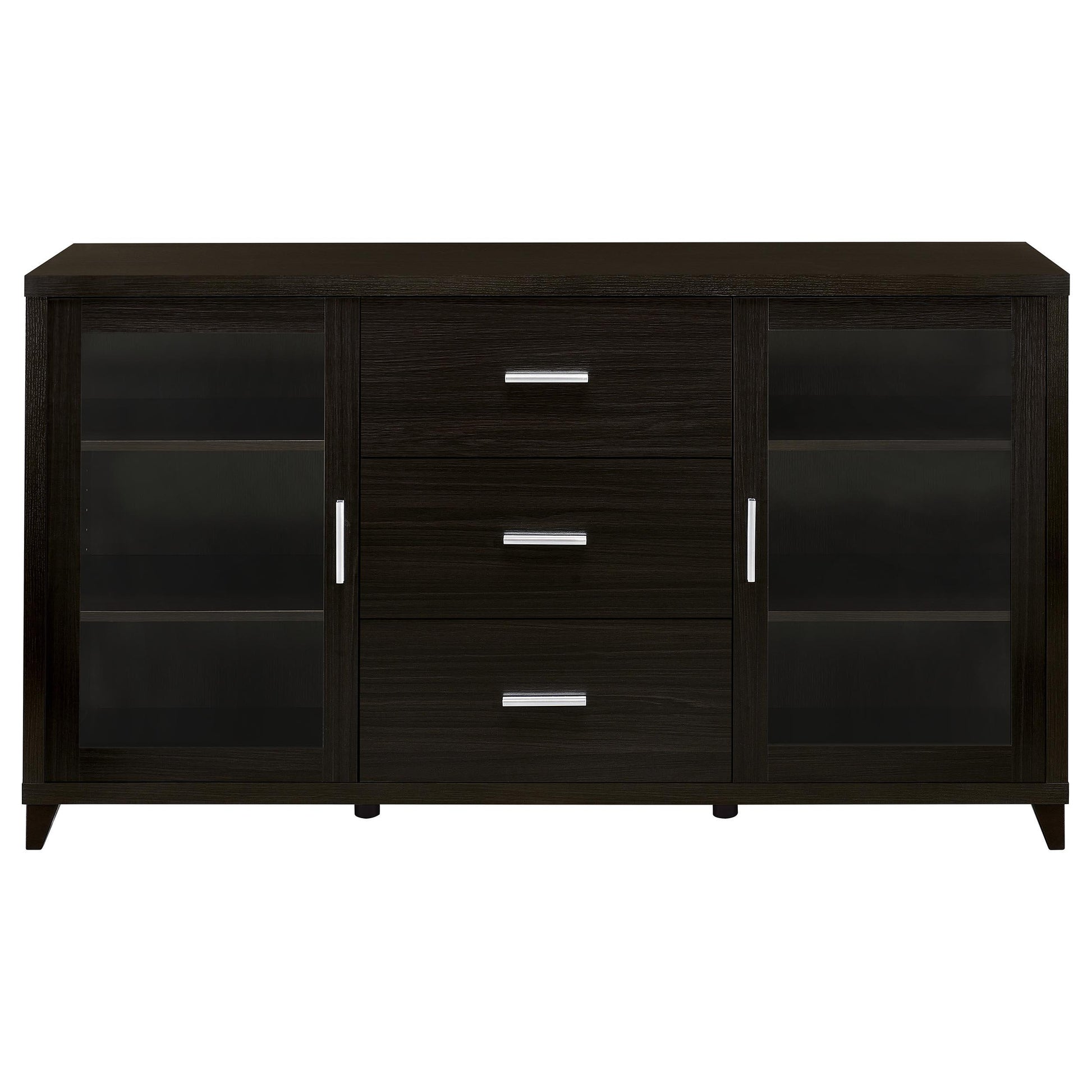 Coaster Furniture Lewes 700881 2-door Engineered Wood 60" TV Stand - Cappuccino IMAGE 3